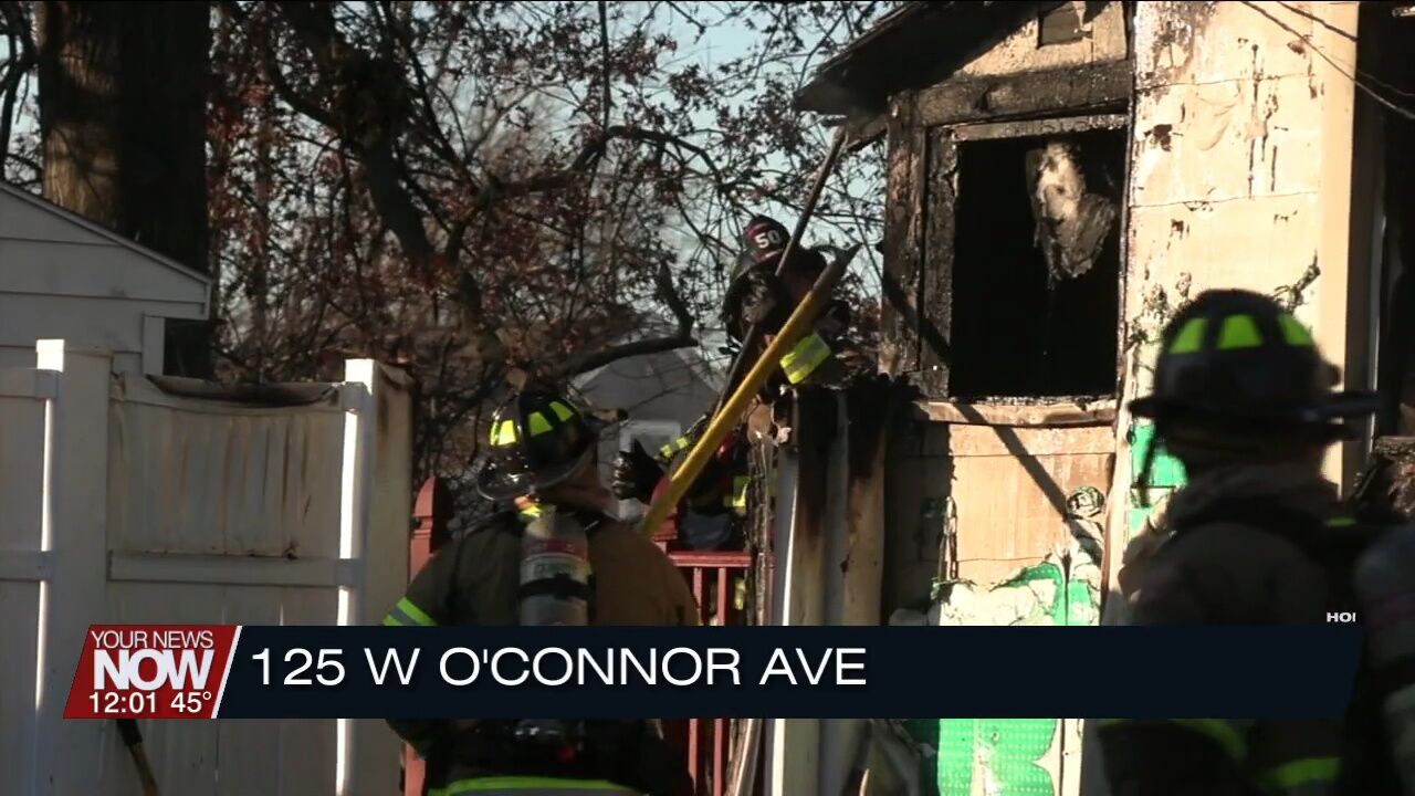 Tuesday morning house fire on W. O'Connor causes extensive damage to home